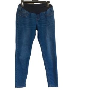 INDIGO BLUE SECRET FIT BELLY SUPER STRETCH SKINNY MATERNITY JEANS Size L
